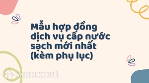 Hợp đồng cung cấp nước dài hạn